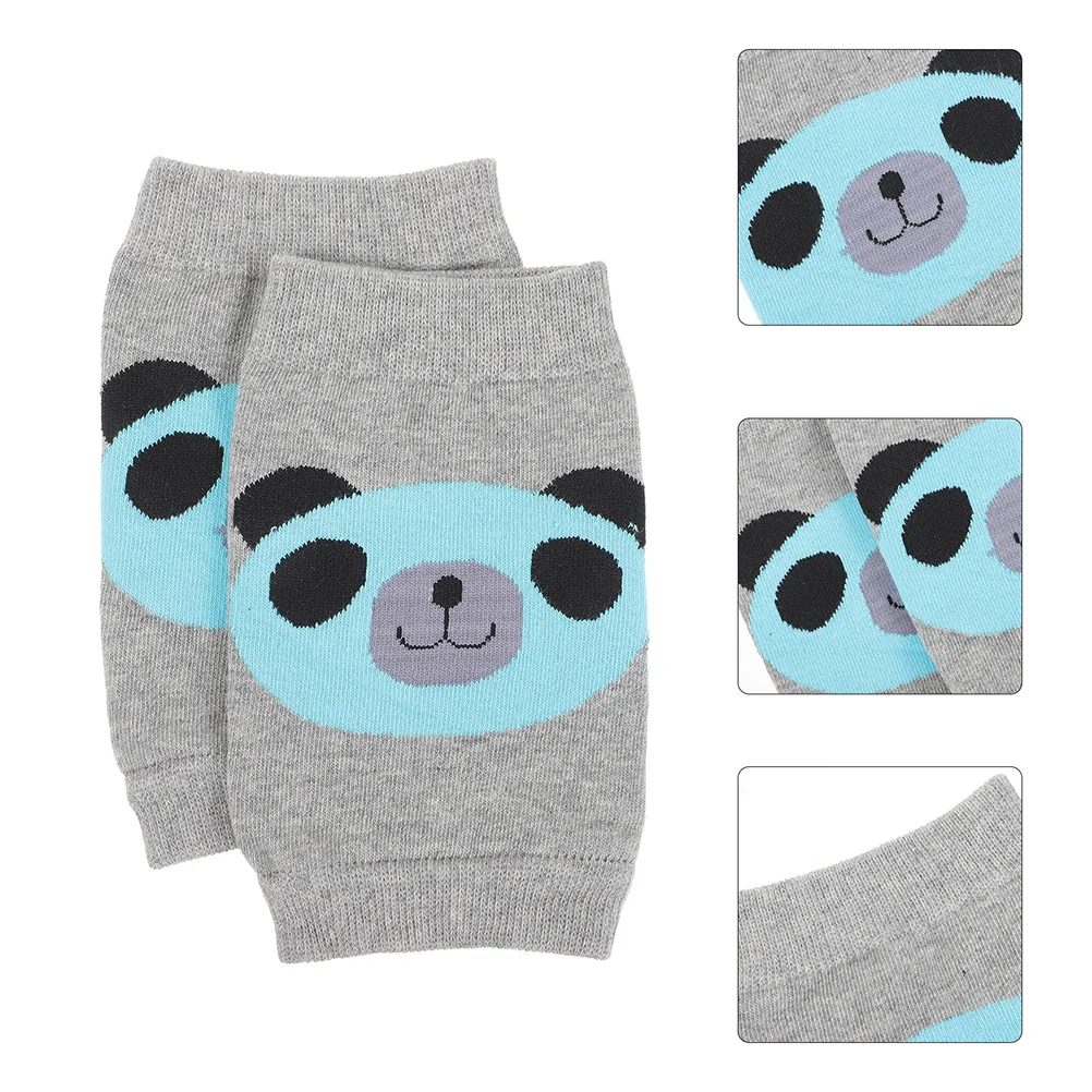 

2Pairs Baby Toddler Knee Pads Crawling Protective Anti-Slip Soft Breathable Comfortable Infant Pads Skin-Friendly