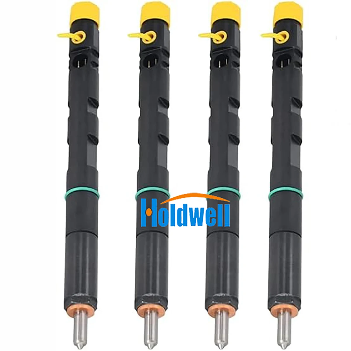 Holdwell 4Pcs Fuel Injector 320/06623 EJBR05001D R05001D for JCB Engine 444 Backhoe Loader 3CX 4CX