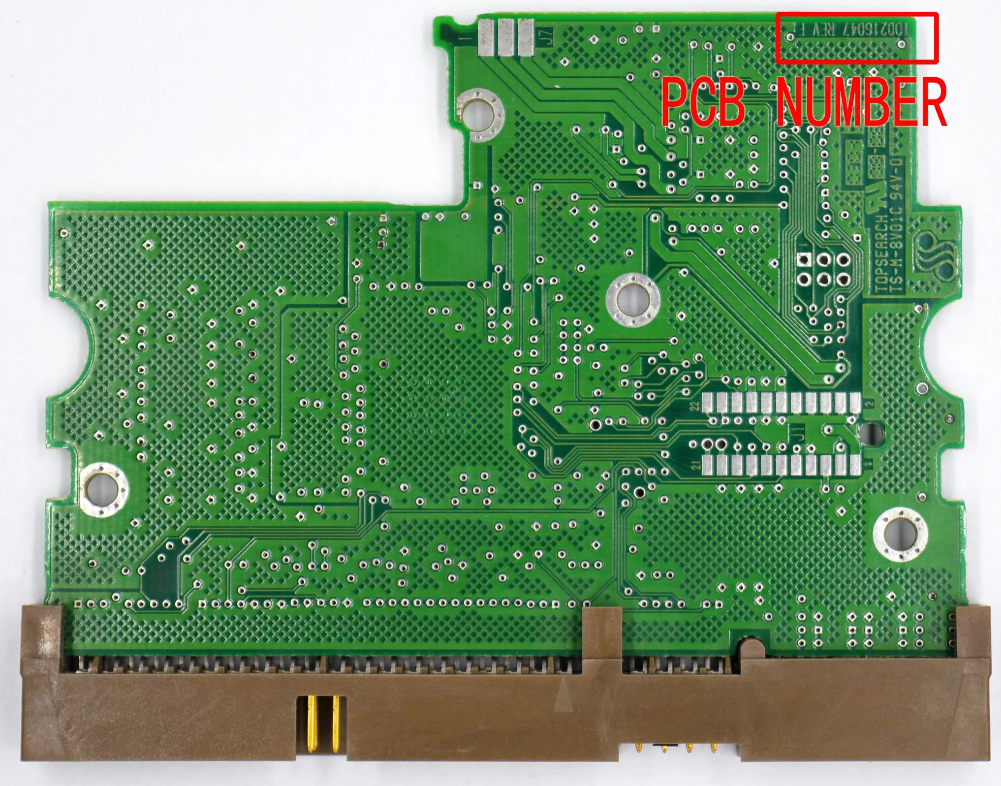 

100216047 REV F Seagate HDD PCB 100241476 / ST320014A IDE, 20 ГБ, B, 5400 об/мин