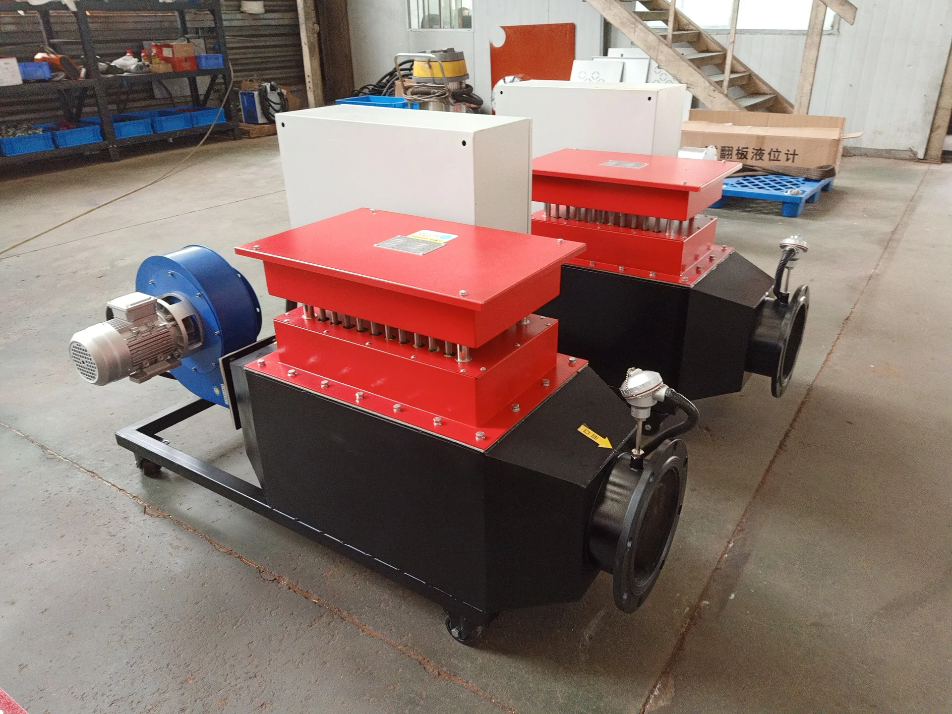 Customized Design Industrial Electric Drying Room air Duct Heater with Programmable Functionality
