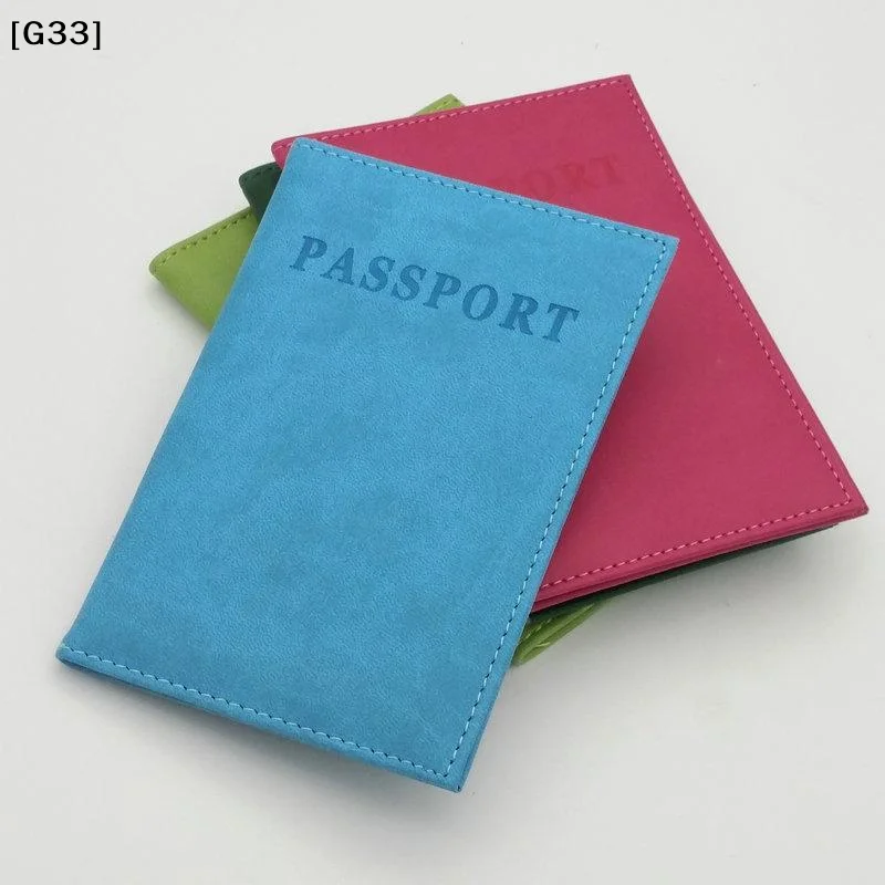 Waterproof Passport Holder Covers Case Travel PU Leather Credit Card Wallet Cute Passport Book For Women/Men Passport Cover view 2