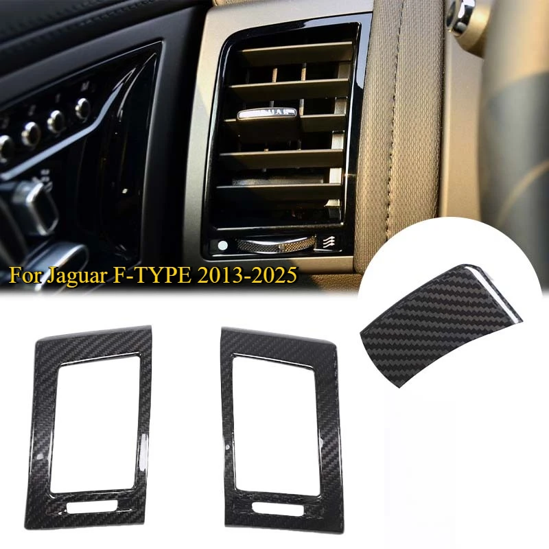 

Carbon Fiber For Jaguar F-TYPE 2013-2025 Car Side Air Outlet Panel Cover Decoration Protection Car Interior Accessories