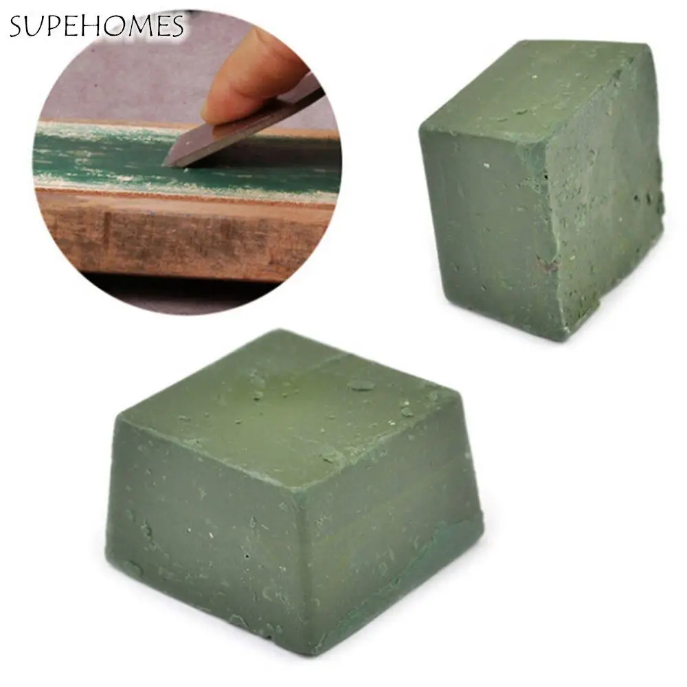 

Shaving Engraving Paste Green Metal Buffing Compound Care Sharpening Polishing Leather Strop Sharpener