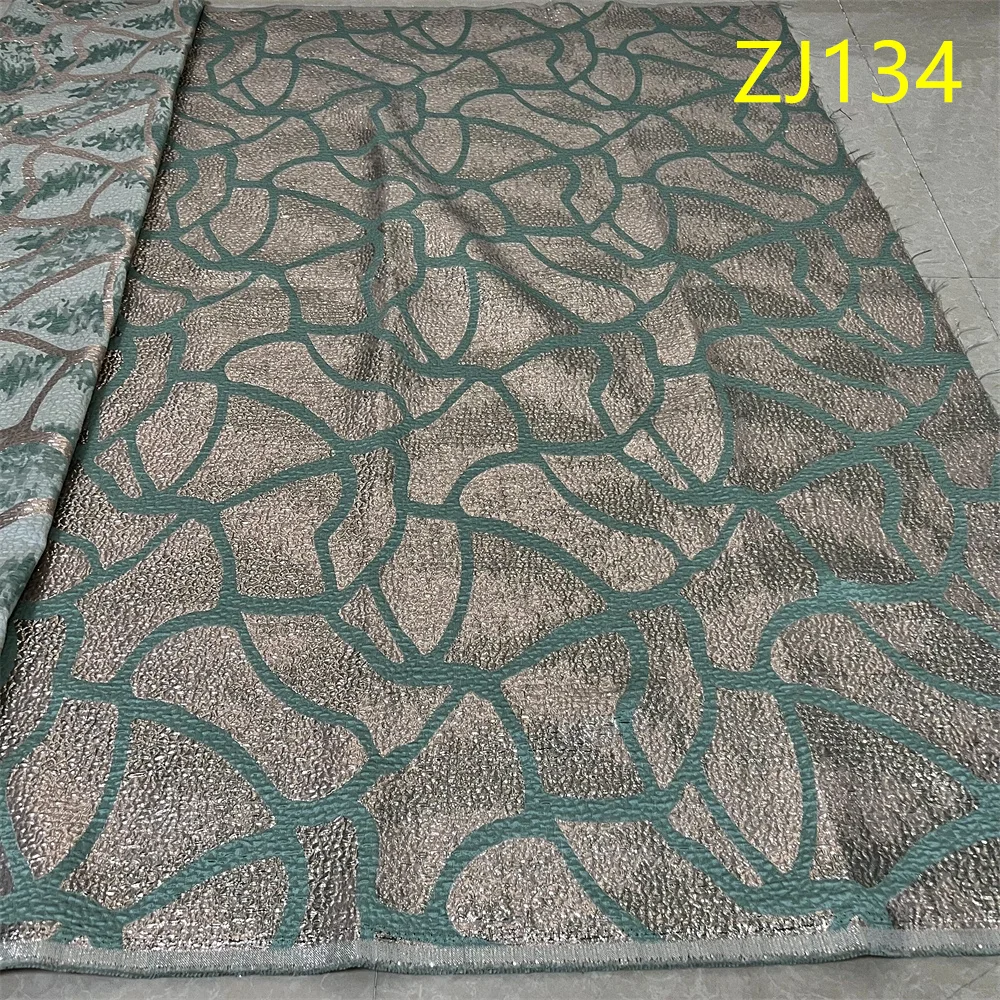 

Top Grade High Quality African Nigeria Sequins Tulle Lace Fabric Embroidery Wedding Party Guipure Dress Beads Stone JY538