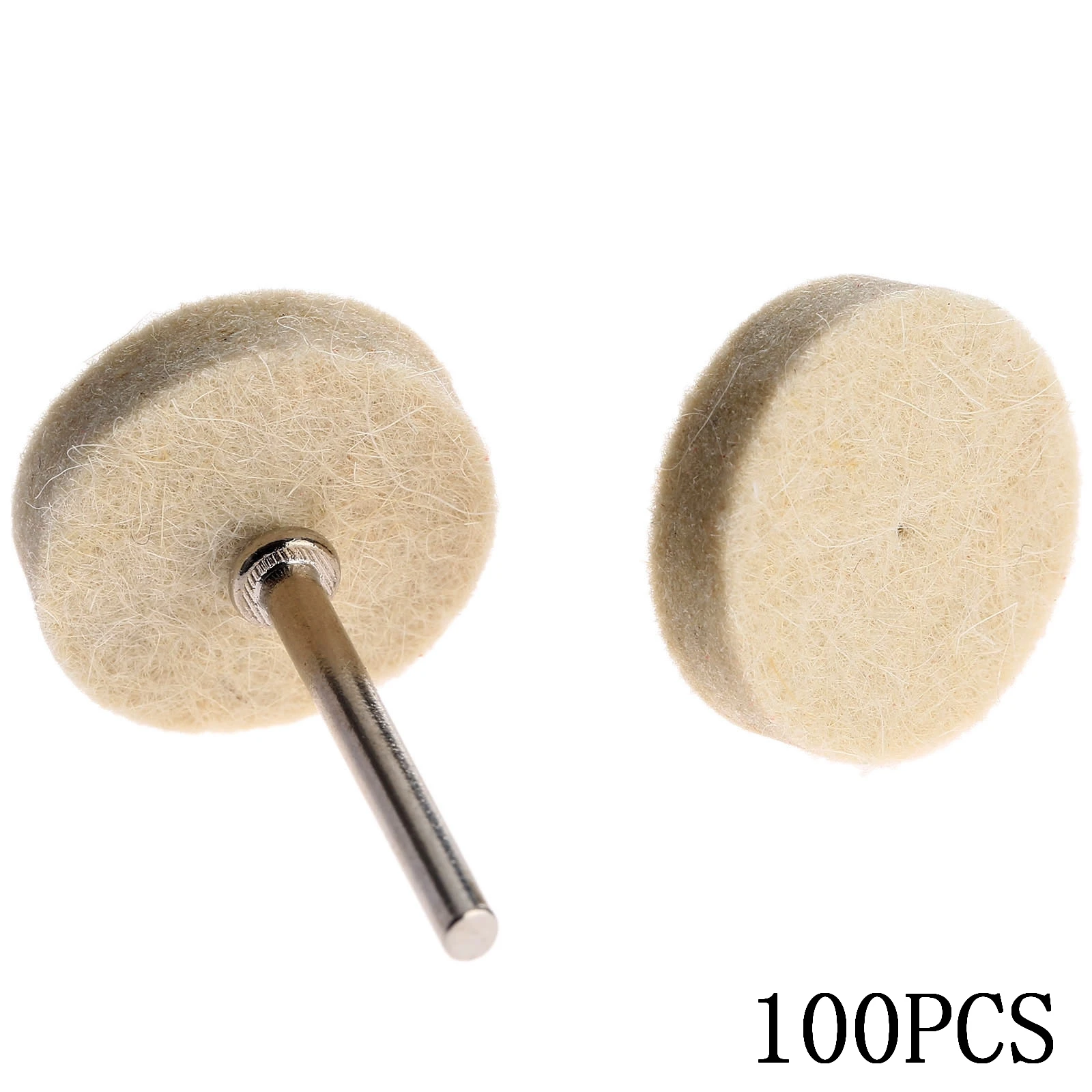 Accesorios Dremel de 25mm para herramienta rotativa Dremel, almohadilla de pulido de fieltro de lana, 4 discos de 100mm, 3,2 unidades