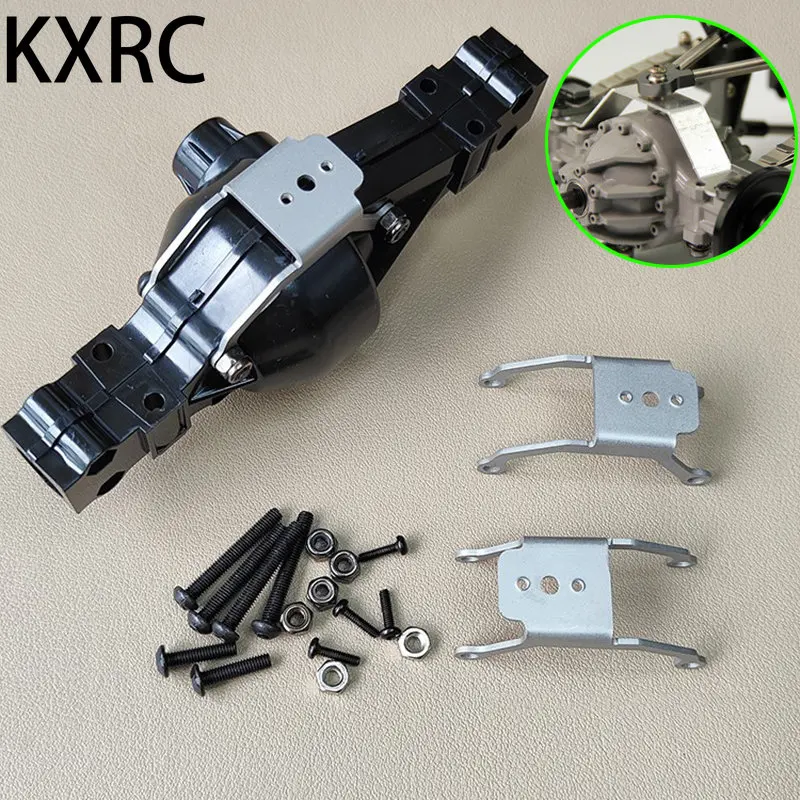 

Metal Three-axle Rear Axle Center Tie Rod Suspension Bracket for 1/14 Tamiya RC Truck Trailer Scania Actros Volvo MAN LESU Part