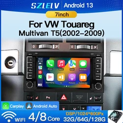 For VW Volkswagen Touareg Transporter T5 Multivan 7 Inch Car Multimedia Player Auto Autoradio Carplay Android Car Radio WIFI GPS