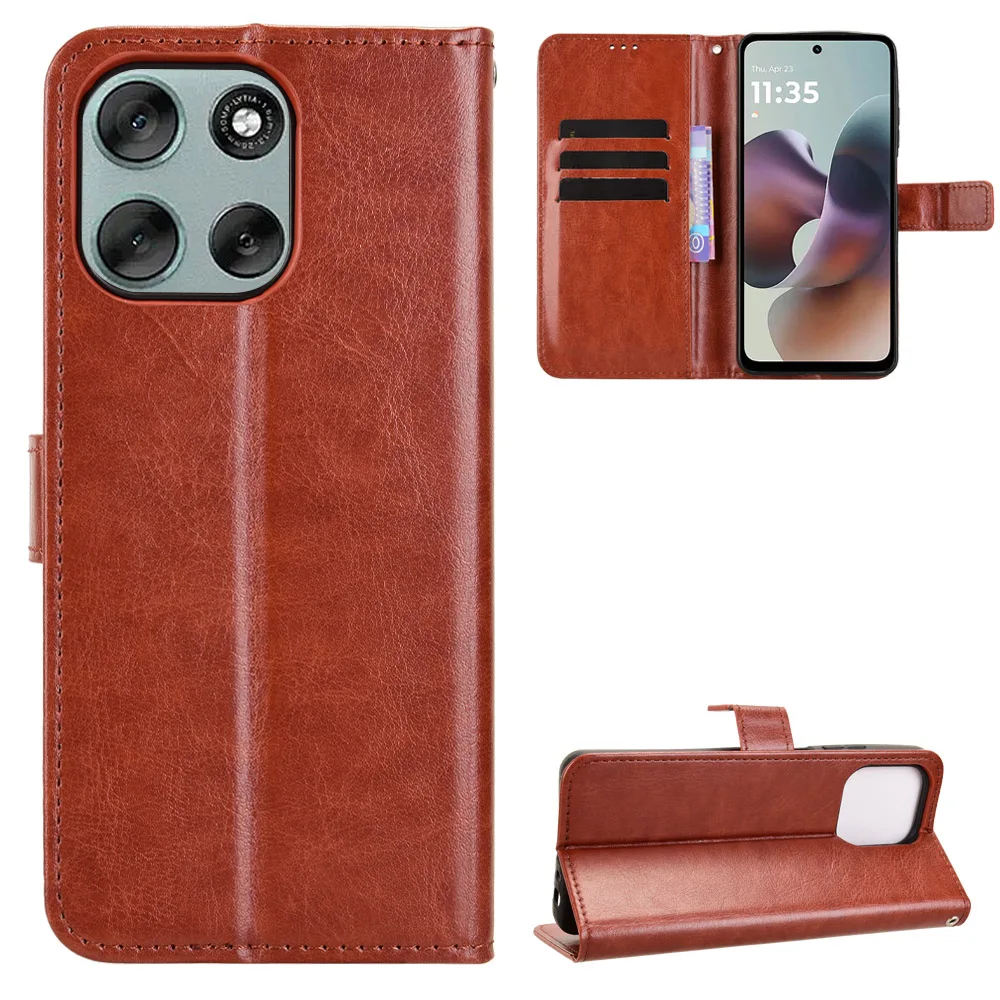 

Auroras For Moto G56 G86 5G Flip Case Card Pocket Wallet Magnetic Leather Back Cover For Moto G86 G56 5G Shell