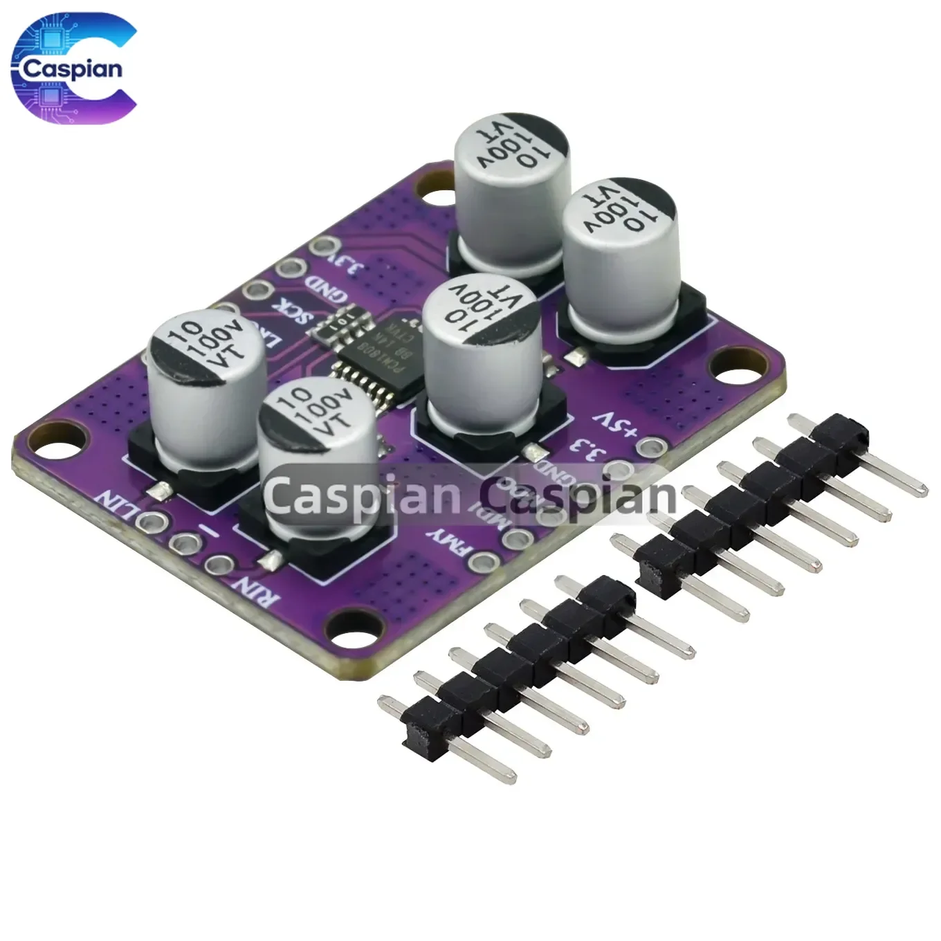 PCM1808 Audio Stereo ADC 105dB SNR Single-Ended 24bit Amplifier Board - Analog Input Decoder Player Module Electronic Components