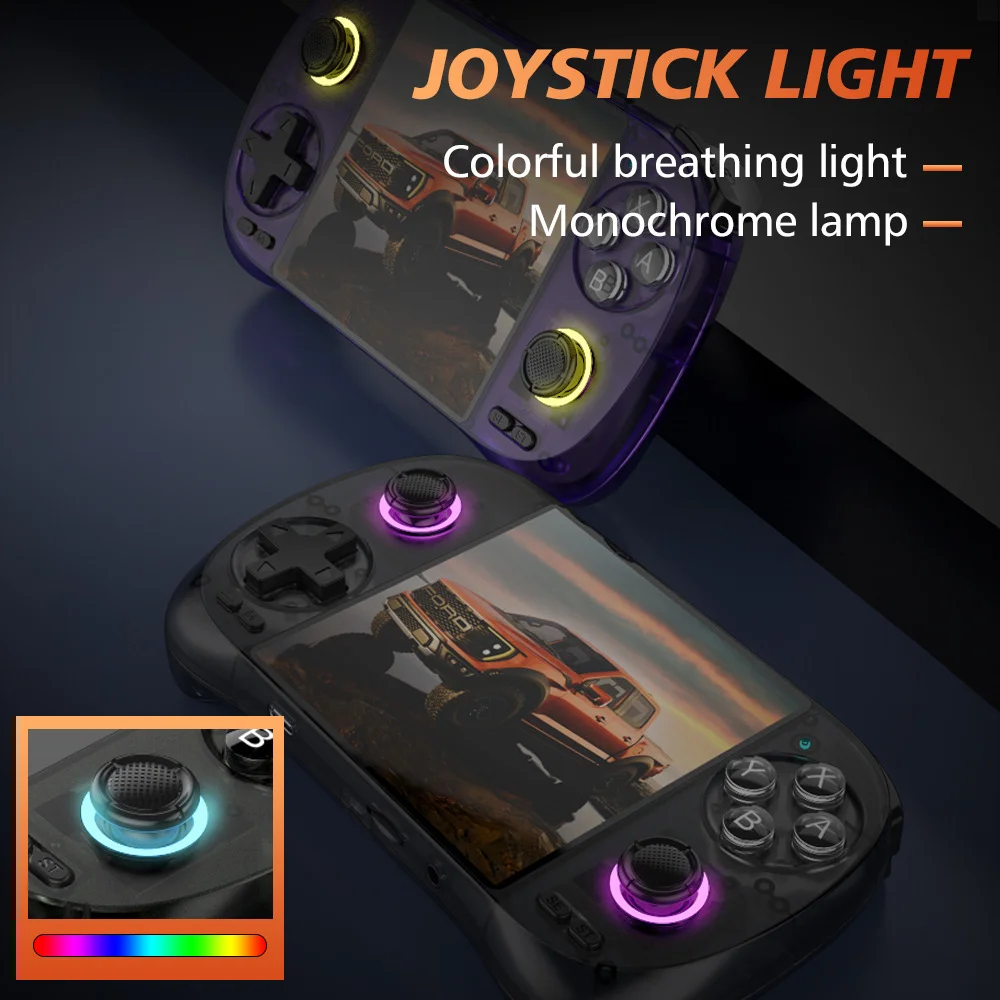 D40Max Retro Handheld Game Console 4.0-Inch IPS Touch Screen Open-Source Android Hall Joystick for Gaming