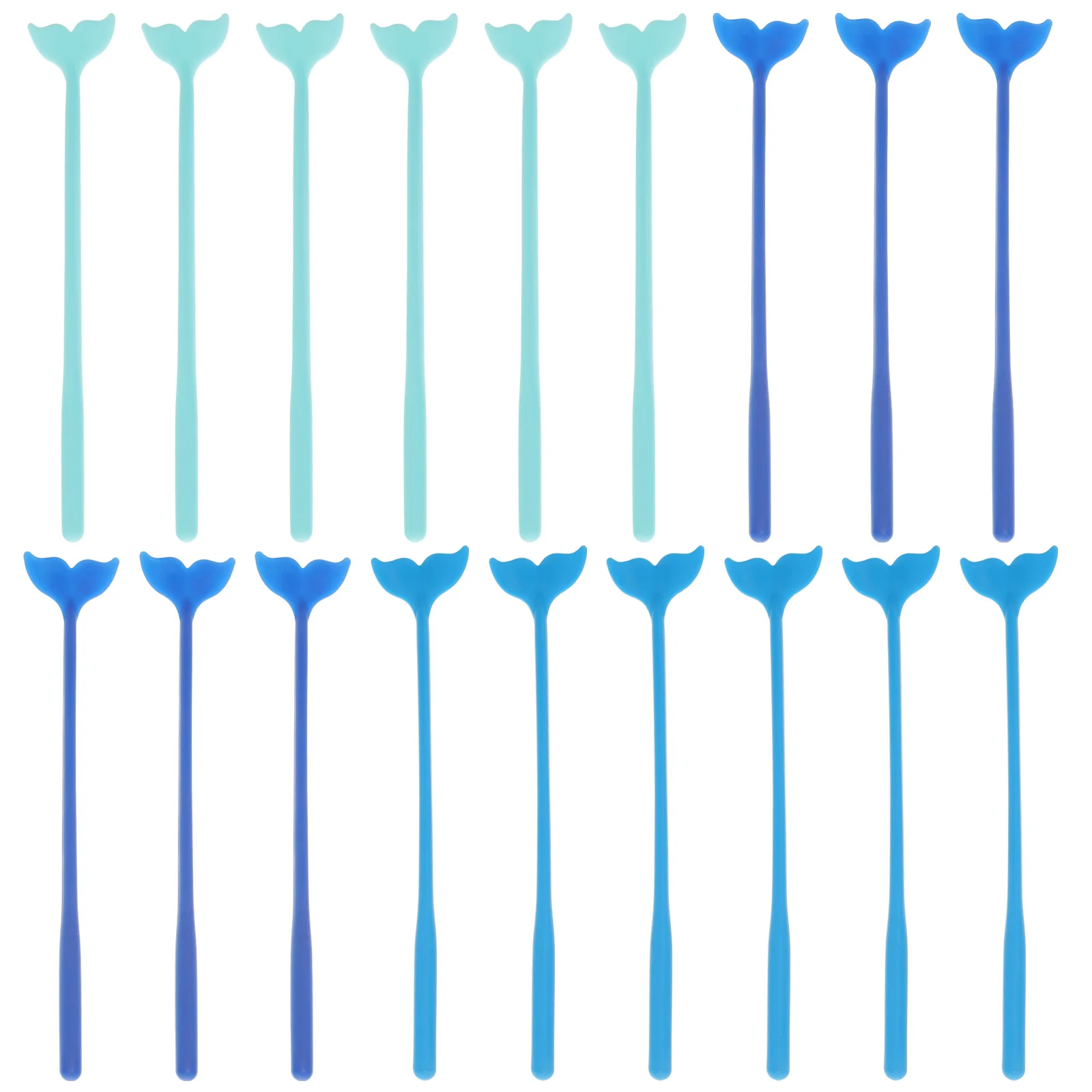 

18pcs Whale Tail Stirring Stick Eco Friendly PP Material Party Coffee Tea Beverage Hot Cold Drinks Hawaii Birthday Barbecue Pool