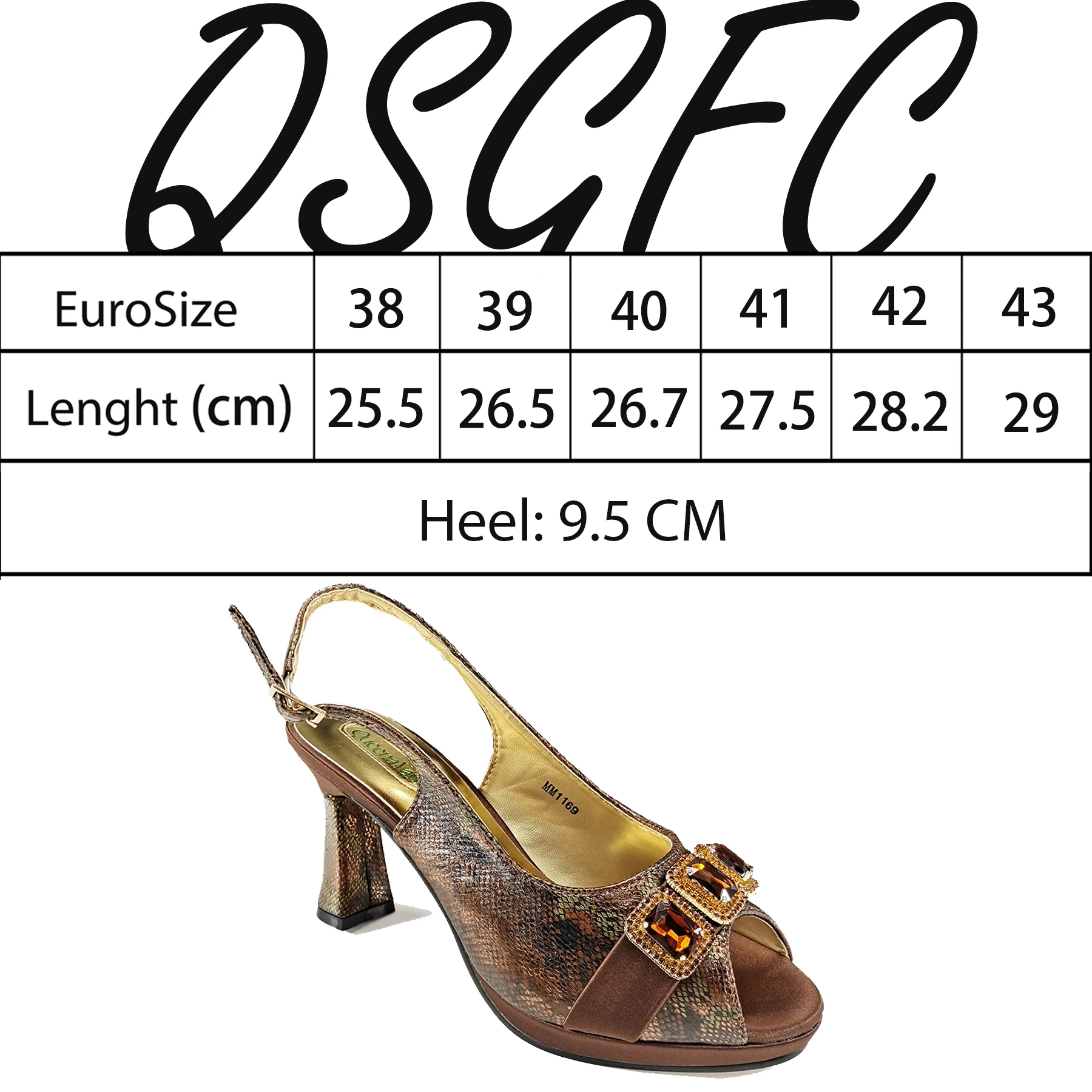 Queena Yan New Luxurious Italian Women's Party Shoes&Bag Set Elegant Golden Rhinestone  Sandals with Peep Toe High Heels Wedding view 6
