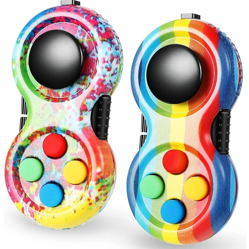 2PCS Game Controller Pad Fidget Antistress Sensory Toys For Special Needs ADHD Autism Best Stress And Anxiety Relief Gifts