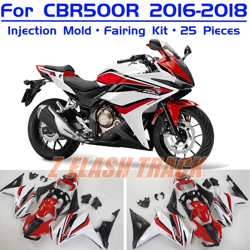 For Honda CBR500R CBR 500R CBR500 R 2016 2017 2018 Body Full Fairing Kit Cowl Kit Motorcycle Bodywork Injection Red White Black