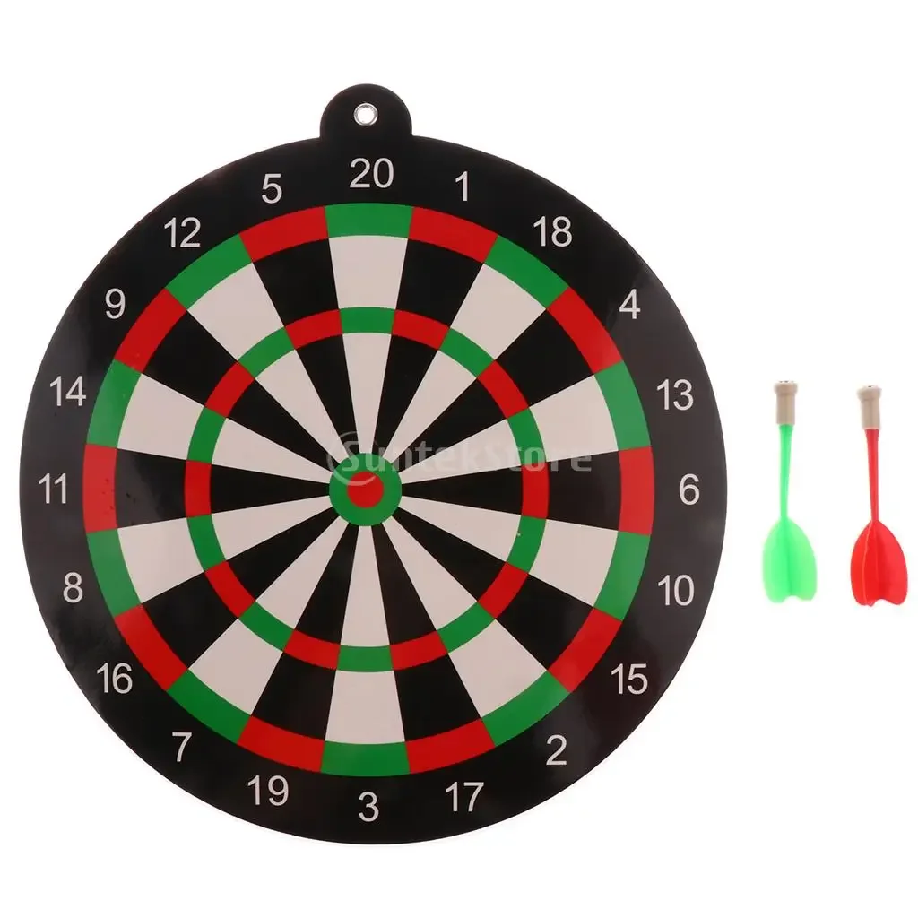 Safety Dart Board Set for Kids and Adults - 9.45