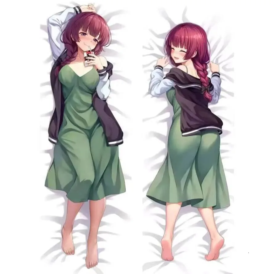 Hiroi روك Bocchi وسادة للجسم غطاء القضية كيكوري تأثيري هينغ طويل Dakimakura زي أوتاكو رمي