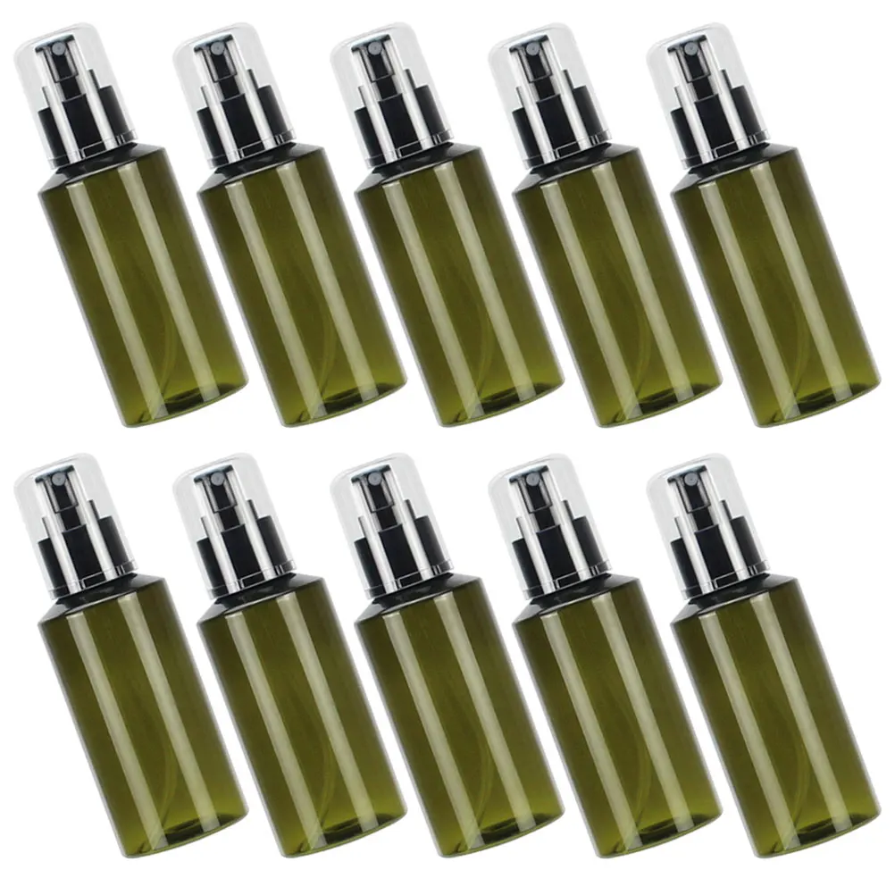 

10pcs Spray Bottle Empty Refillable Fine Mist Bottles Pet Plastic Travel Size Leak Proof Durable Cosmetics Sub Bottles