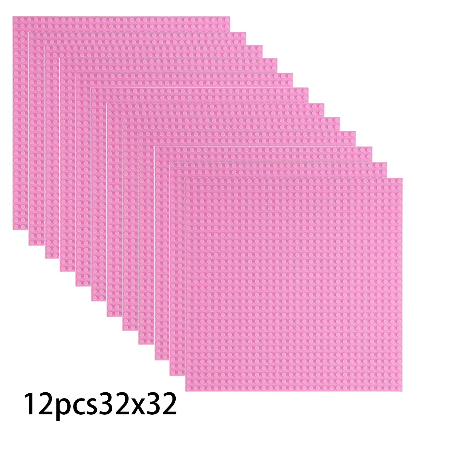 

12Pcs 32x32 Dots Classic BasePlates Blocks Plastic Building BricksAssembly Compatible Brand MOC Friends City