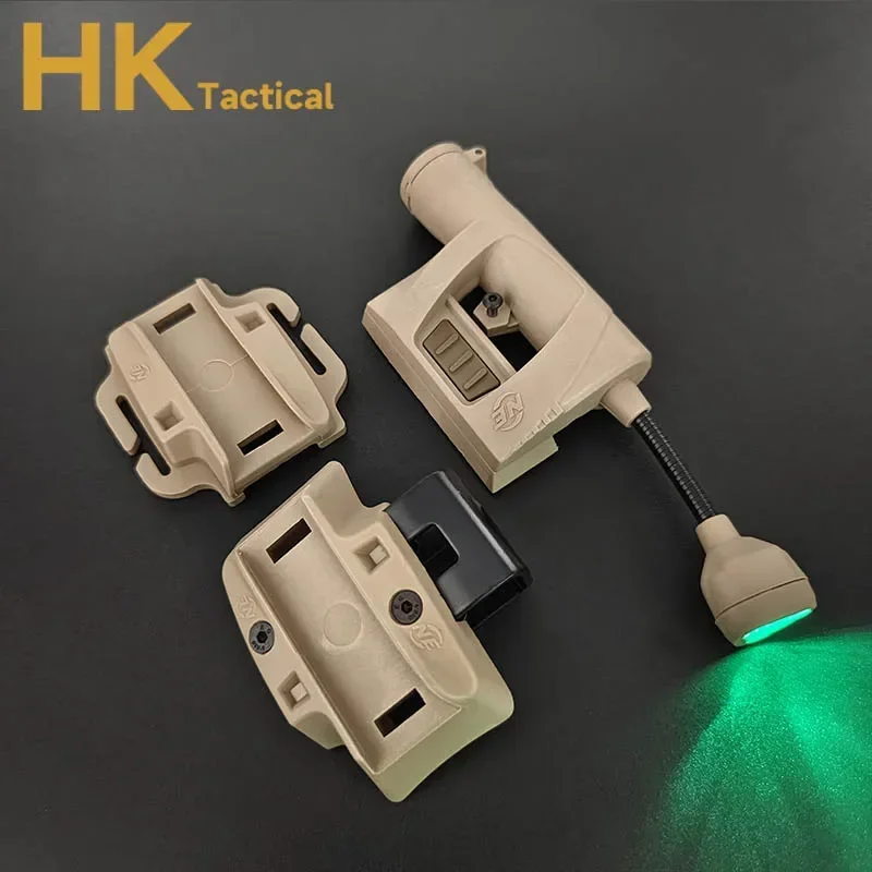 Tactical Helmet Light Mpls 4 Charge 4 Modes White light Green Red IR Fill light Lamp Hunting  Flashlight LED Equipment