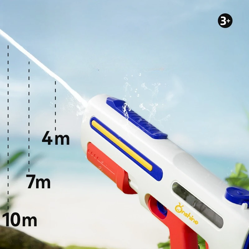 ปืนของเล่นของขวัญวันเกิดเล่นน้ําในฤดูร้อนของเล่นสระว่ายน้ําปืนไฟฟ้าอุปกรณ์เสริมอัตโนมัติปืนไรเฟิลว่ายน้ําเด็กสนุก