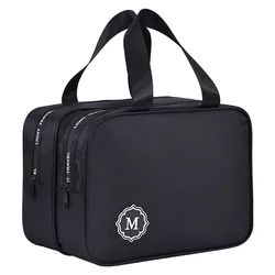 Dry wet separation makeup bag double men's toiletry bag travel essential storage bag luxury portable large capacity Cosmetic bag
