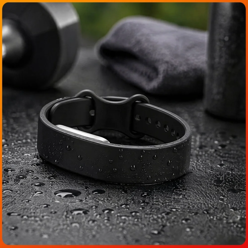 Multi-Hole Adjustable Silicone Band for Hume Band 2.0 Soft Sport Wristband Sweat-Resistant Breathable Replacement