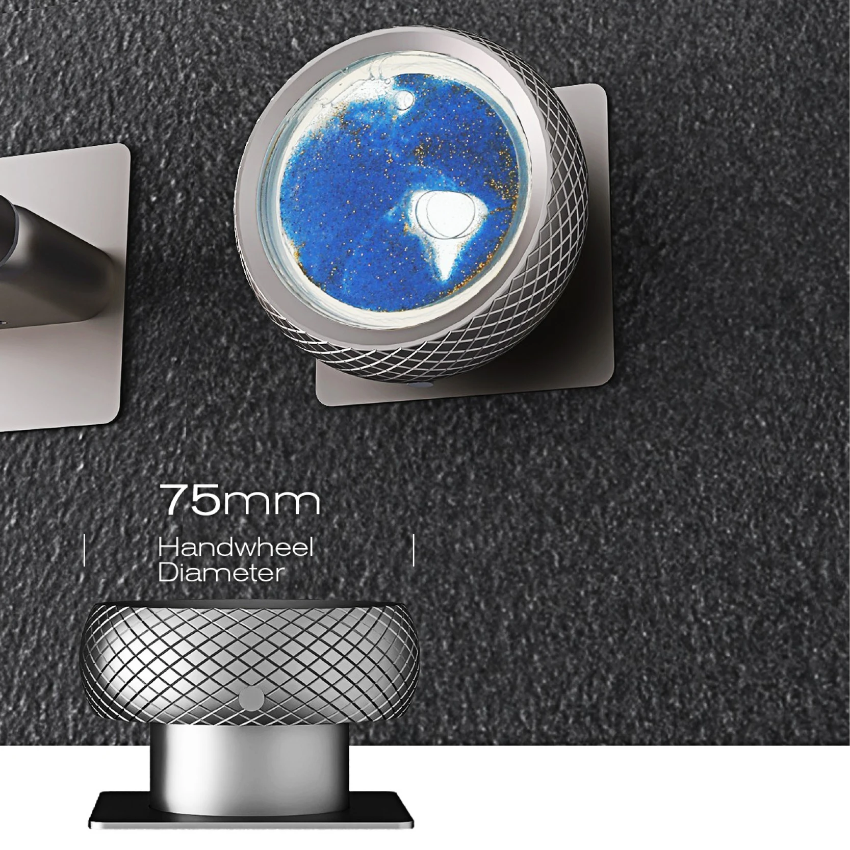 Minimalist black brass LED digital display wall mounted basin faucet with embedded hot&cold water 2-hole waterfall bathroom Tap