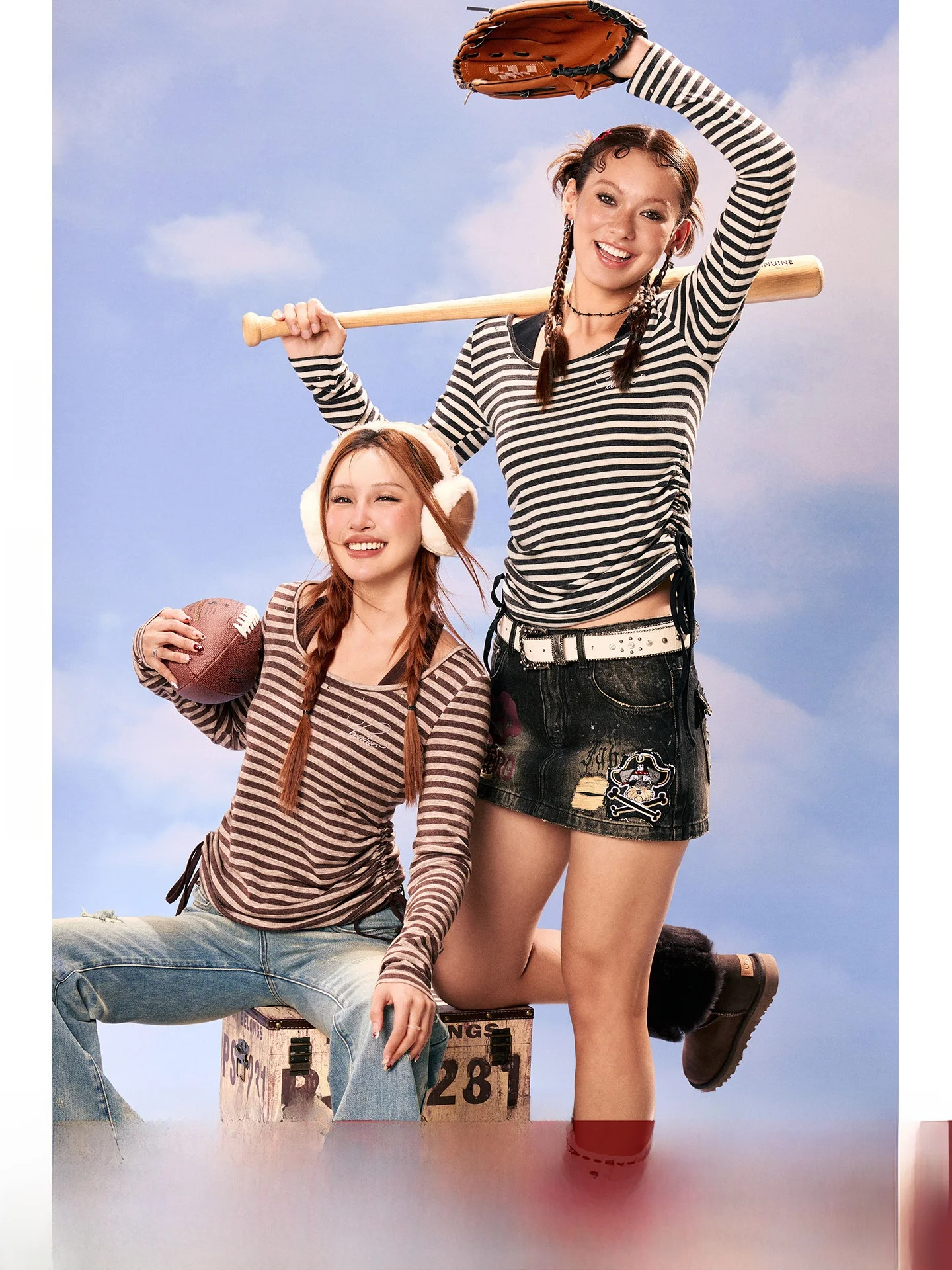 

BeerBro Vintage Sound Wave Classic Stripes ort Sve Slim Fit Long Sve T-irt Women's Faion Spring Breathable Polyes...