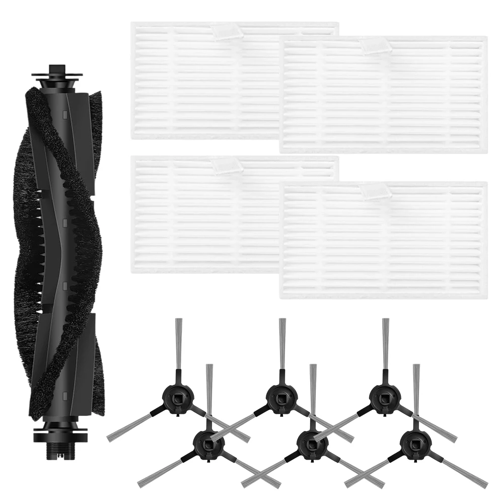 Robot Vacuum Parts for airzeen Q10 for Pro Side Brush Filter Paper for element Nylon Bristles Robot Vacuum Replacement Parts