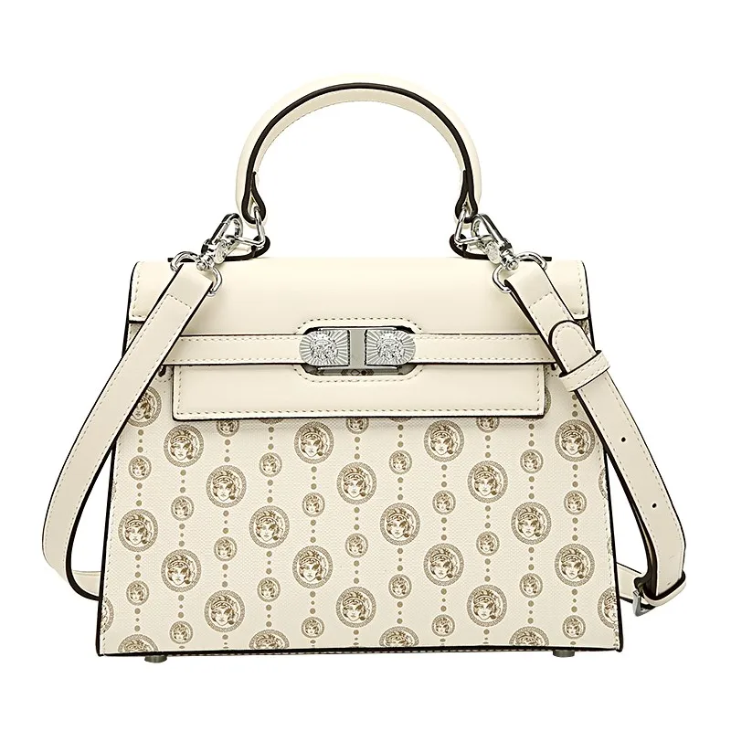 Brand women's handbag 2026 new high-end texture retro large capacity designer light luxury shoulder crossbody bag fashionable