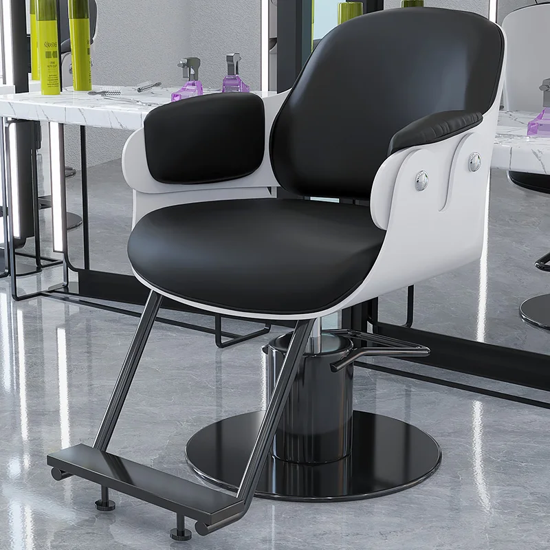 

Swivel Design Barber Chairs Luxury Simple Chaise Coiffure Barber Accessories Stylist Spa Silla De Barberia Commercial Furniture