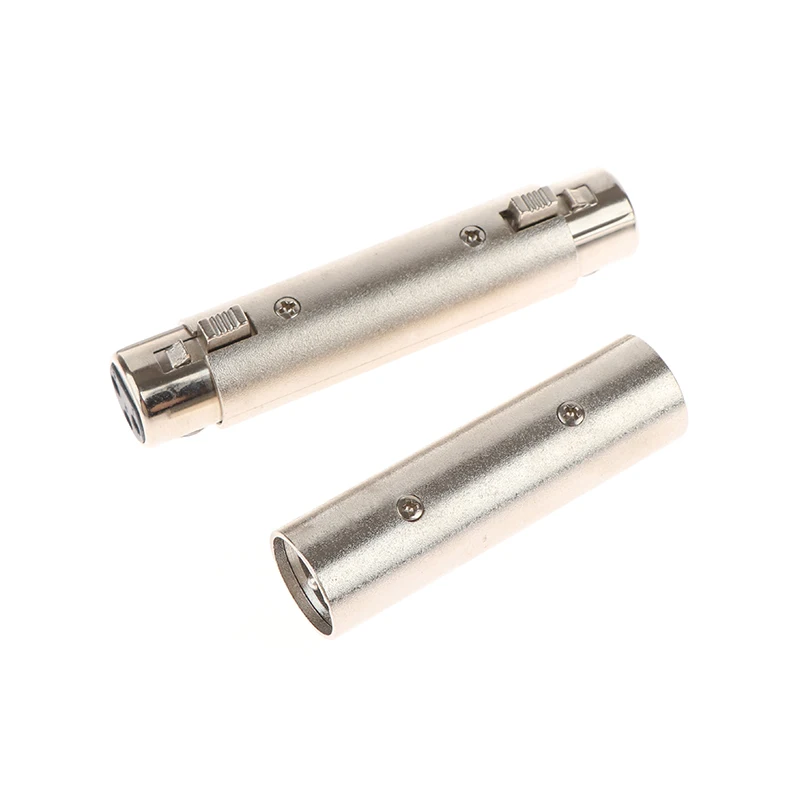 1 قطعة 3Pin XLR أنثى إلى أنثى بطاقة SIM الصوت ميكروفون Mic محول موصل XLR ذكر إلى ذكر XLR ذكر إلى أنثى موصلات #5