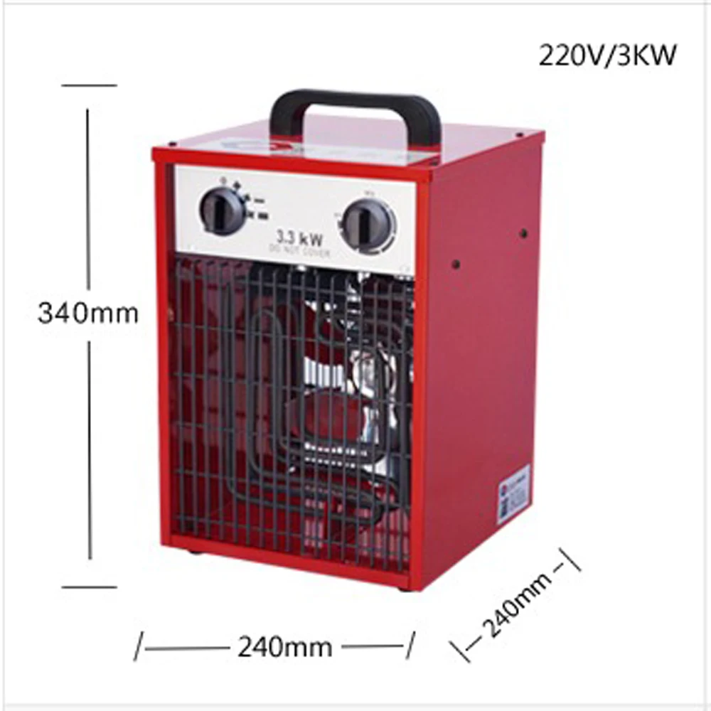 Industrial Electric Heater Heating Fan Farming/Factory/Workshop Heating Greenhouse Heater