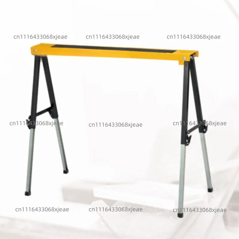 Foldable retractable height, lifting saw iron bracket, work table