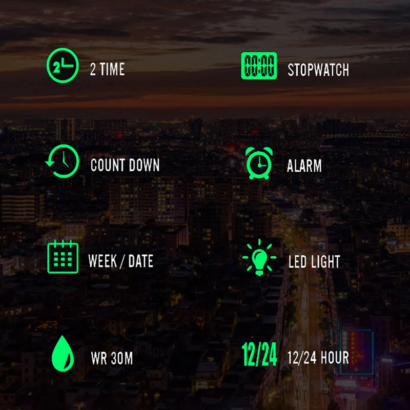 MAIKL الصلب حزام ساعة اليد ساعة Relogio Masculino الرقمية ساعات كوارتز الرجال 30 متر مقاوم للماء كوارتز المعصم الرجال ساعة العد التنازلي