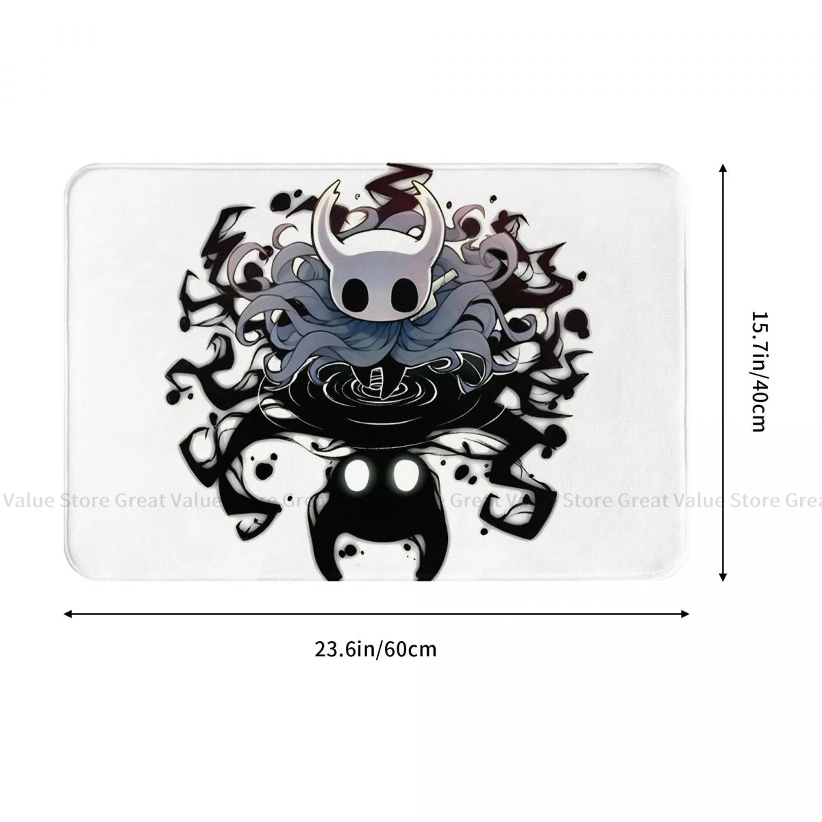 Hollow Knight Game Non-slip Doormat Living Room Mat Harajuku Floor Carpet Entrance Door Rug Indoor Decorative