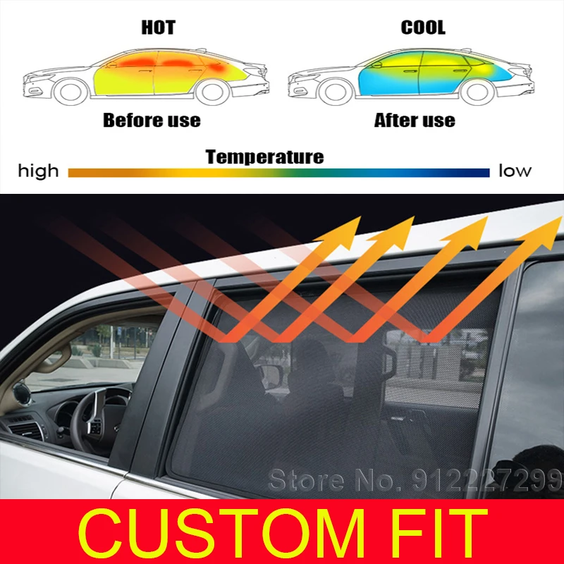 For Toyota YARIS Belta Sedan XP90 2007-2013 Car Window SunShade Windshield Rear Side Window Curtain Sun Shade Visor