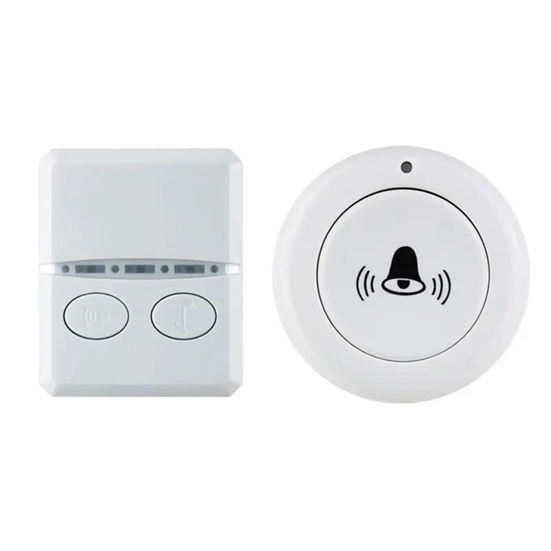 BHTS-Intelligent Wireless Doorbell Type-C Doorbell No Wiring Required With 30 Song Ring Doorbell For Home Bed Care Call
