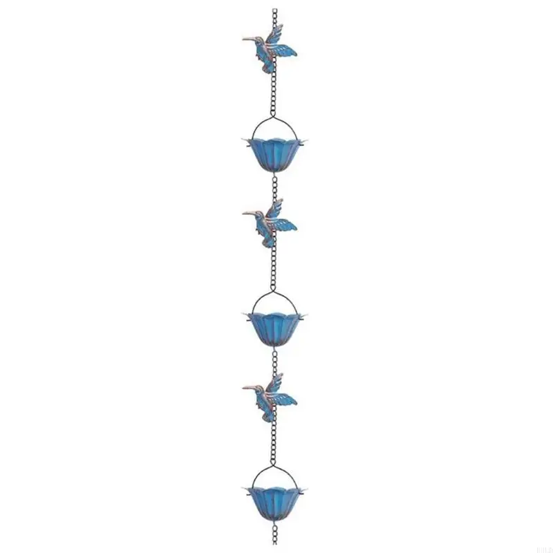 

2025 New Elegant Rainwater Catcher Chain Soothing Sound Rain Chain for Garden Decoration