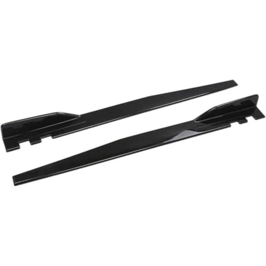 Rocker Panel Spoiler voor VW Jetta 2001-2011 Zwart Automotive Side Rok Splitters Diffuser Winglet Duurzaam ABS Plastic met Mat