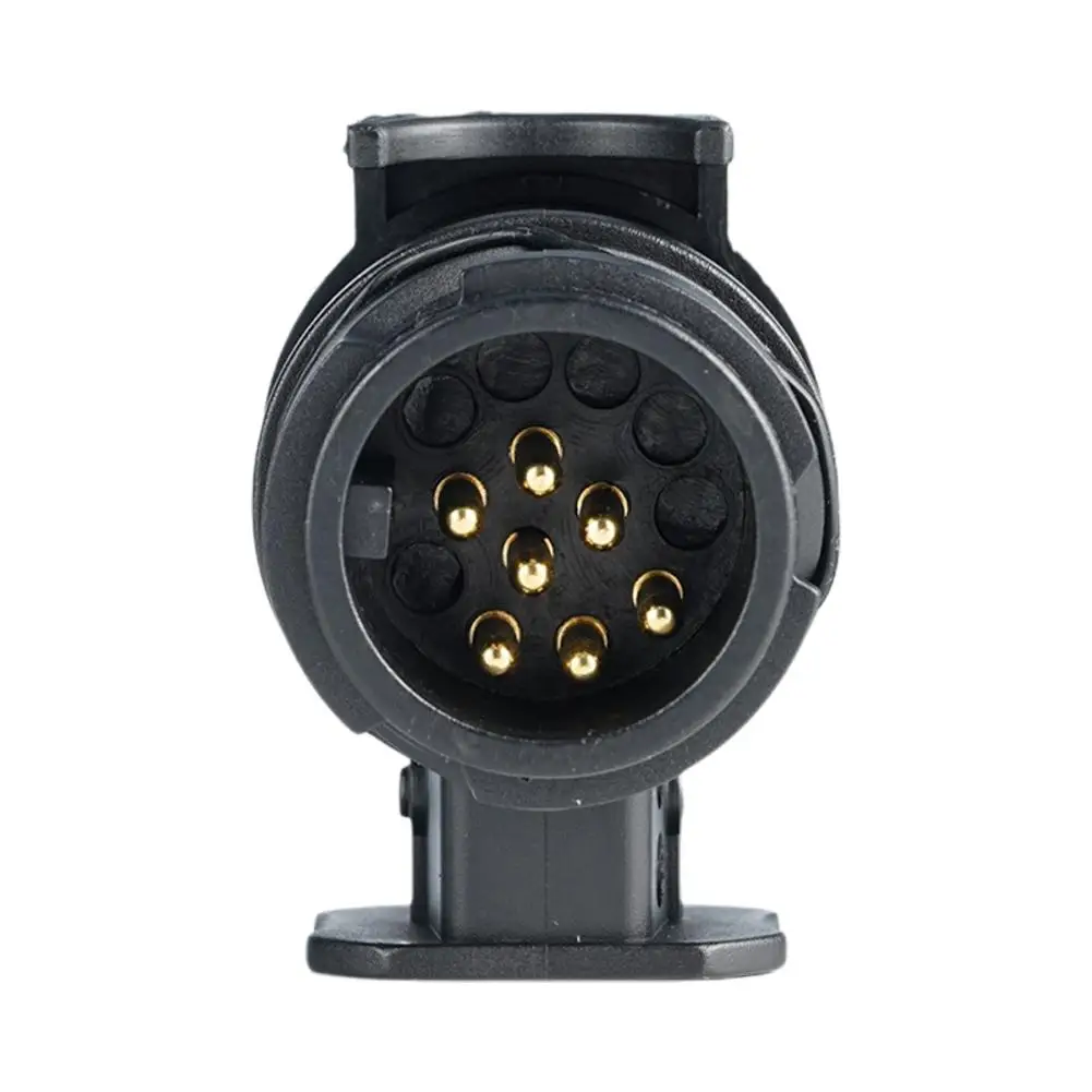 Adaptador de enchufe de 13 pines a 7 pines, Conector de remolque, enchufes de barra de remolque, convertidor de remolque estándar europeo,