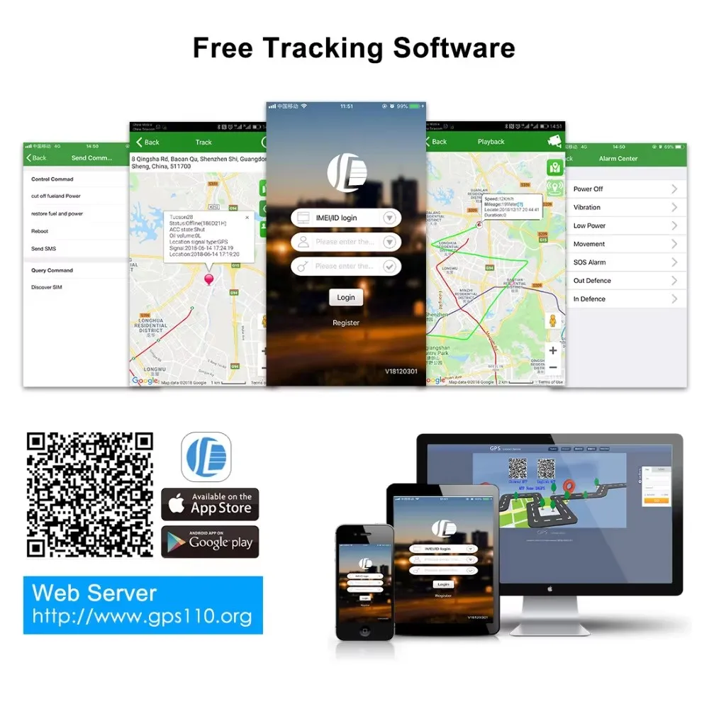 CD Black GT02D GPS TRACKER Vehicle 4G GPS Tracker Car Tracking Monitor Motorcycle GPS Lotation Tracking