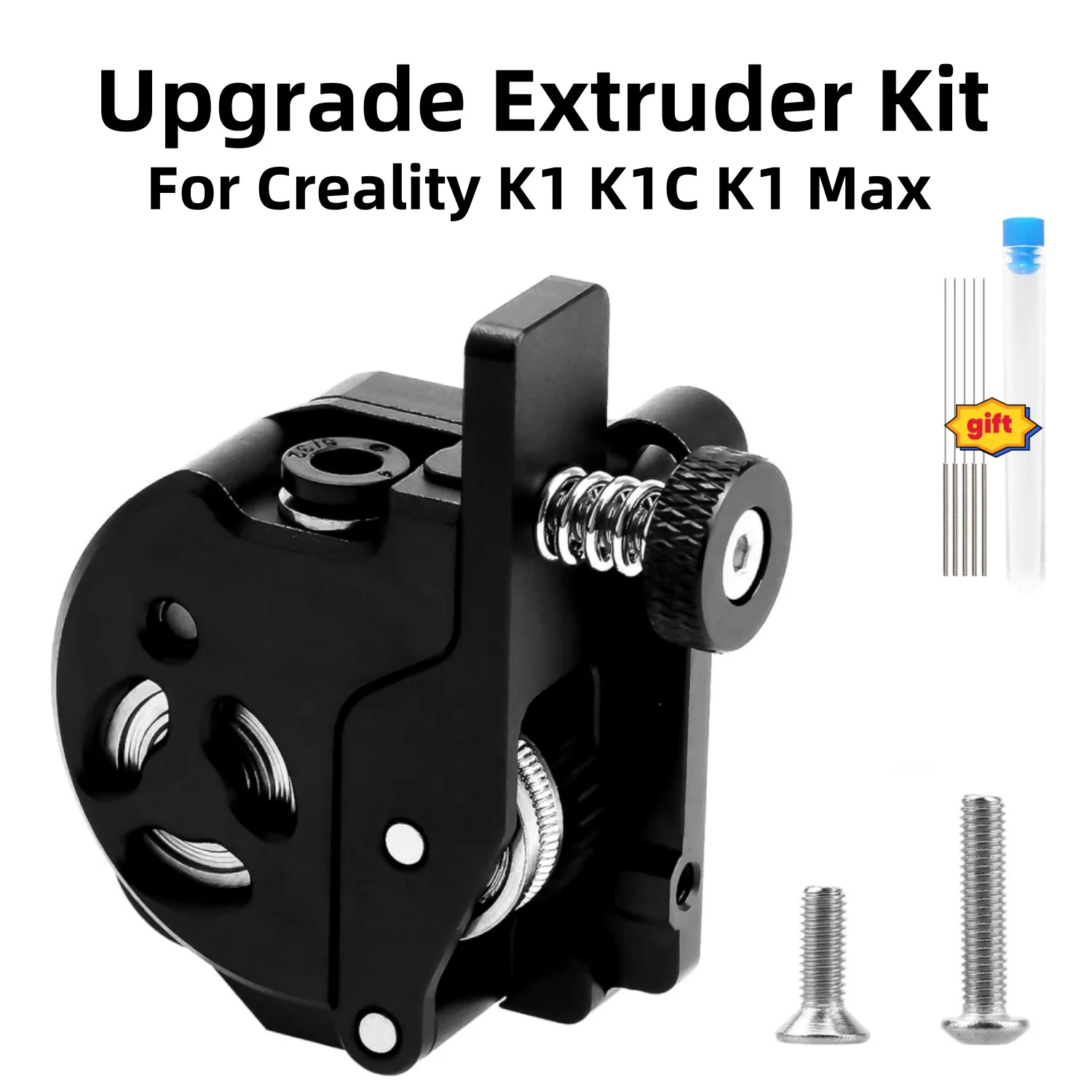 

Экструдер Creality K1 Max: Обновленный экструдер серии K1 с прямым приводом, двойной шестеренчатой подачей для 3D-принтеров K1C/K1Max