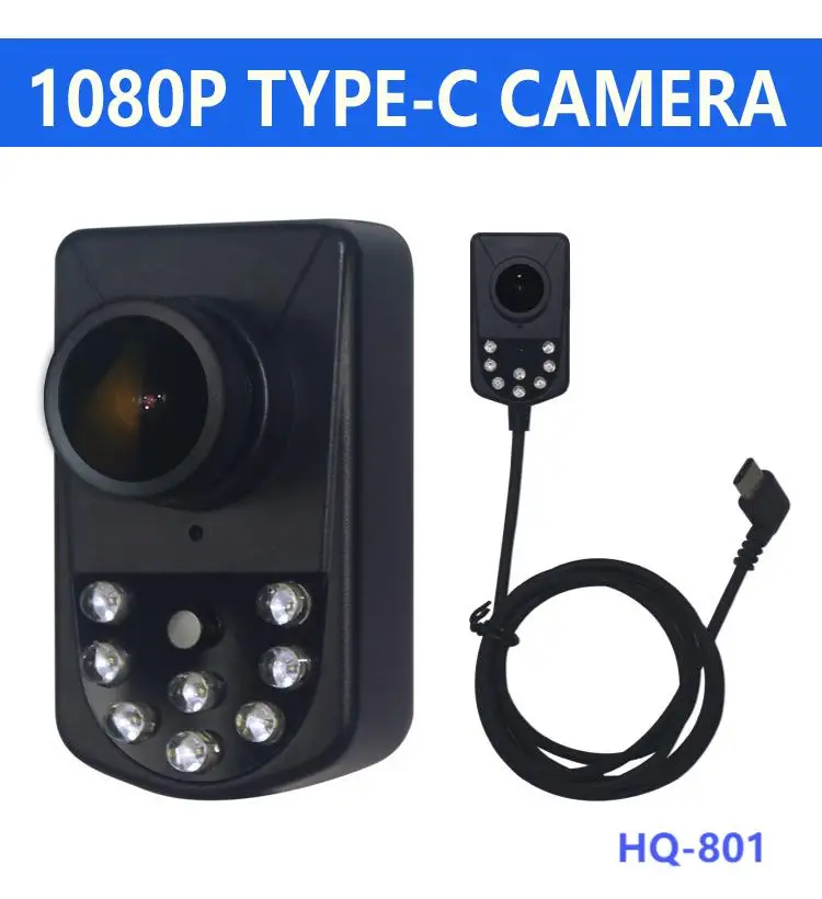 HD 1080P Android OTG Camera 2MP Android Mobile External Infrared Night Vision OTG Camera Security Micro USB Mini Camera Type-C