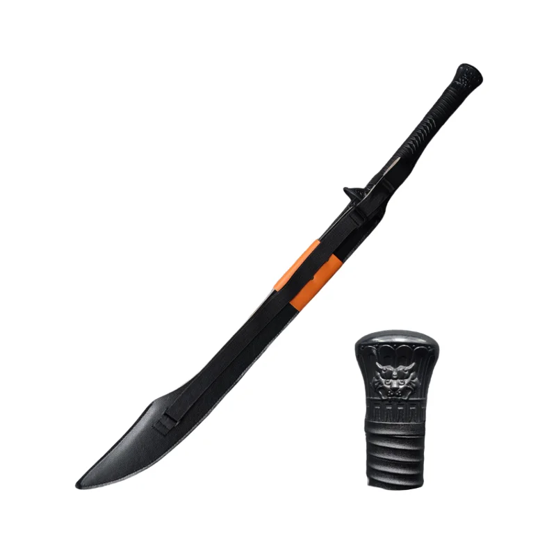 Cool Stuff Toy Sword Funny Gift-95cm Simulation Plastic Anime Sword Toy with Leather Sheath,Kawaii Cosplay Sword Toys for Boys