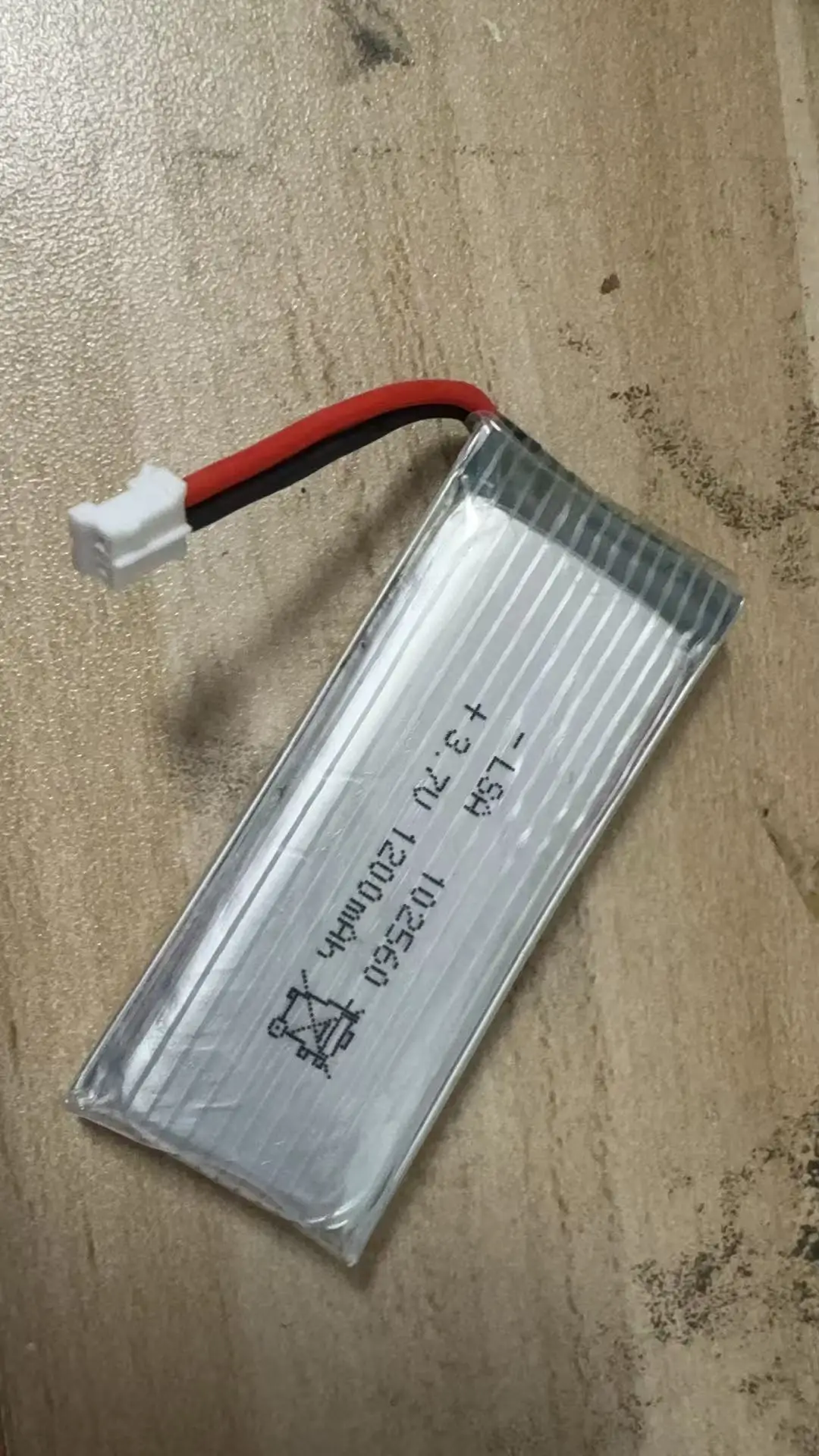 buy more will cheap Original genuine 102560 lithium rechargeable battery 1200MAH 3.7V with wire capacity of 1.25
