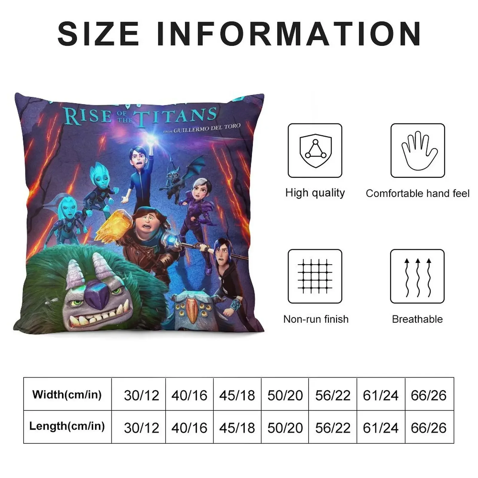 Trollhunters Throw Pillow pillow pillowcase anime girl Luxury Cushion Cover pillow