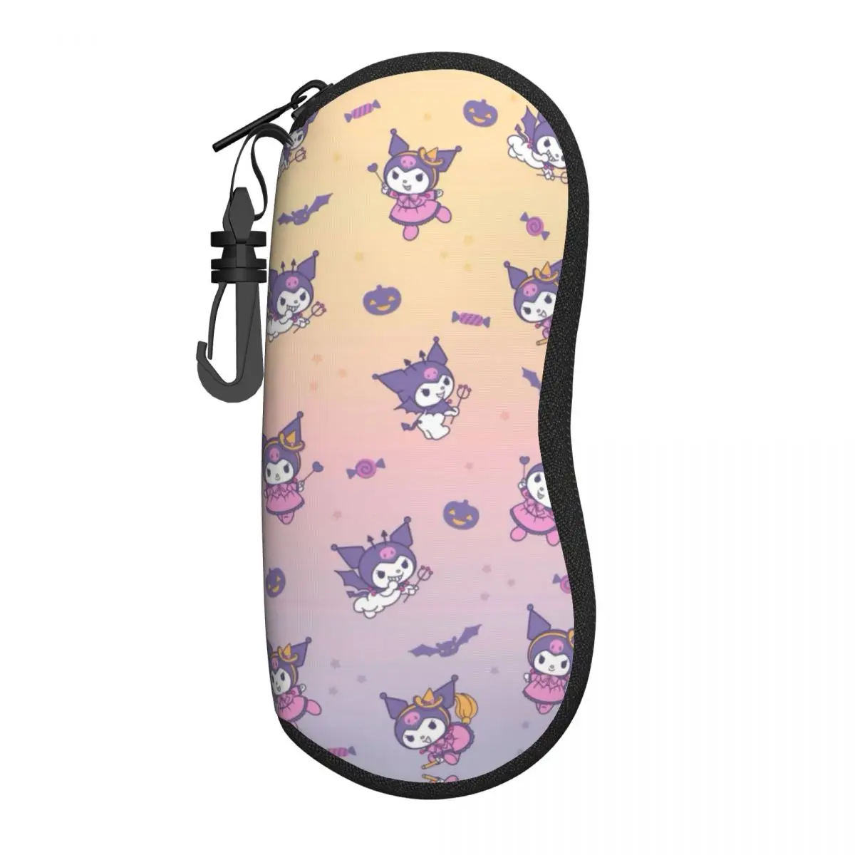 Custom Kuromi Pattern Shell Glasses Case Unisex Cool Eyeglasses Case Sunglasses Protector Box