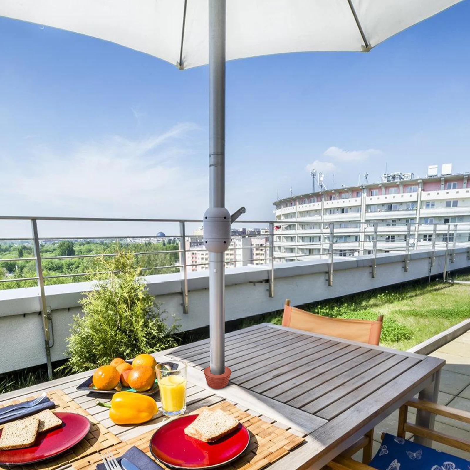 

1Set Umbrella Wedge Plug Parasol Hole Ring Plug Outdoor Patio Table Umbrella Hole Cover Prevent Wobble Fixation