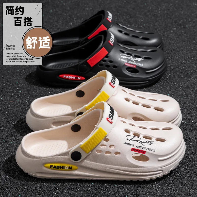 

Unisex EVA Clogs Indoor Outdoor Sandals Slip On Comfortable Beach Shoes Two Way Wear
